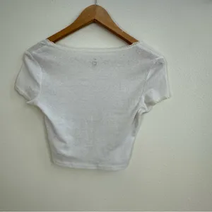 Me to We White Crop Top thumbnail 5