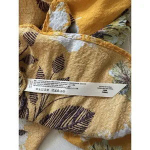 Free People "Marnie" Golden Yellow Floral Short Dress Size S Rayon Boho Floral. thumbnail 16