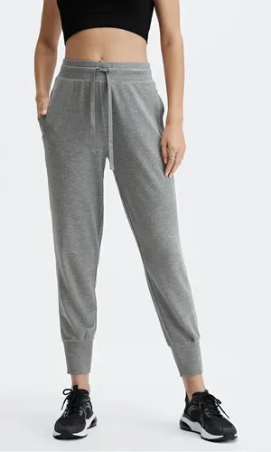 Fabletics gray drawstring waist size L athletic joggers thumbnail 1