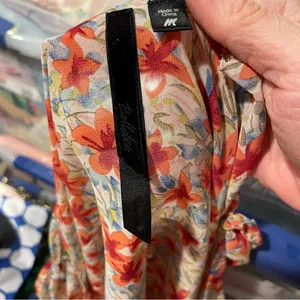 Bellabeat Cute flowy floral lily tie strap sleeveless top lightweight breezy spring dream thumbnail 5