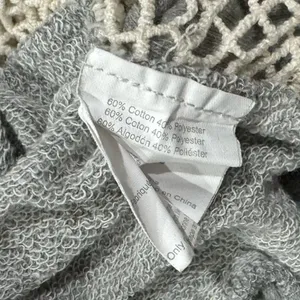 O’Neill Grey Cream Lace Hoodie Sweatshirt Women’s XL thumbnail 4