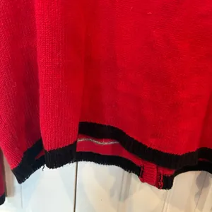 Samantha Taylor Red Christmas Stocking Cardigan‎ Size Large thumbnail 7