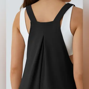 HALARA NWT Pockets Waffle Casual Jogger Overalls black sz Large thumbnail 4