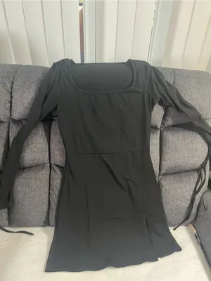 SheIn Black Long Sleeve Scoop Neck Women's Top thumbnail 3