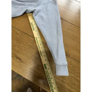 Aerie Waffle Knit Cropped Top‎ Size XXS Long Sleeve Athleisure Preppy Loungewear thumbnail 7