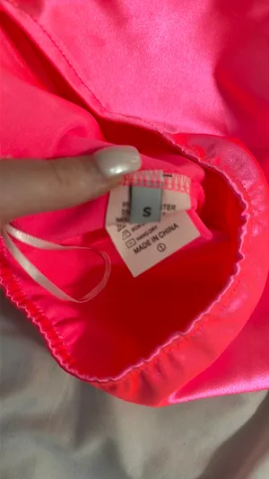 Amazon Corset Top Pink Hot Going Out thumbnail 2