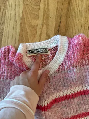 Kimchi Blue Pink Knit Sweater thumbnail 5