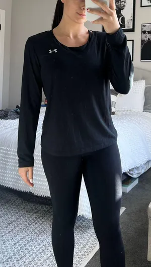 Under Armour Black Long Sleeve Shirt thumbnail 1