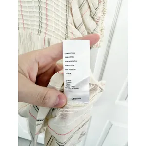 Free People Elsie Textured Gauze Tunic Mini Babydoll Dress Ivory Puff Sleeve thumbnail 8