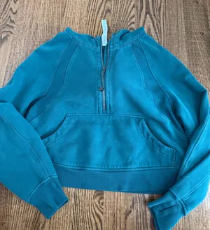 Green Lululemon Scuba Half-Zip thumbnail 1