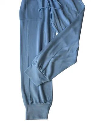 NWT Anthropologie Daily Practice Blue Joggers Oversized Relaxed Fit Comfy Lounge thumbnail 4