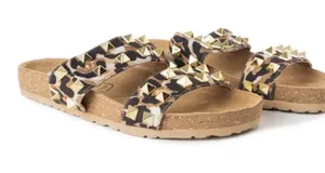 Myra Bags Leopard Bubble Sandals thumbnail 1