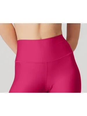 Alo High-Waist Airlift Leggings Magenta Crush Hi-Rise Waisted Full-Length Tights thumbnail 4