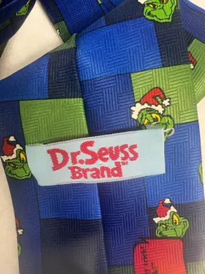 Dr.Seuss Brand Mens Tie Grinch Vintage Necktie Novelty Christmas Accessories thumbnail 9