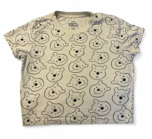 Disney Winnie the Pooh light yellow Crop Top thumbnail 1