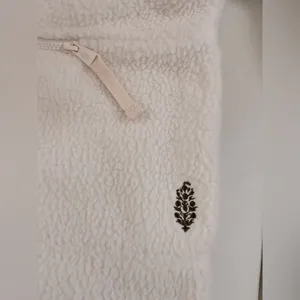 Free People Movement Hatch Hit The Slopes Fleece Jacket Natural Size S thumbnail 7