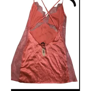 Victoria's Secret One Piece lingerie Pink Lace Open Back New With Tags Size S/P thumbnail 5