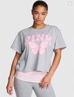 Victoria's Secret Pink Pajama Top thumbnail 3