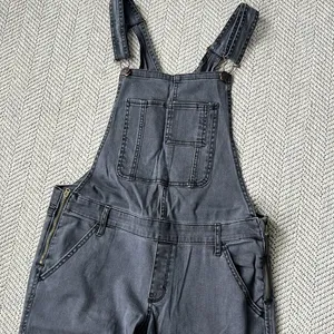 Abercrombie & Fitch Black Denim Overalls thumbnail 2