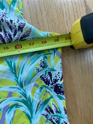 Kate Spade Neal Silk Flora Peter Pan Collar Dress Yellow Tropical Floral Size 8 thumbnail 6