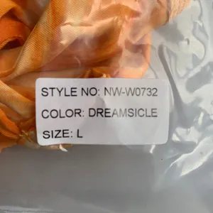 NWT Naked Wardrobe‎ Bikini Set in Orange Swirl thumbnail 11