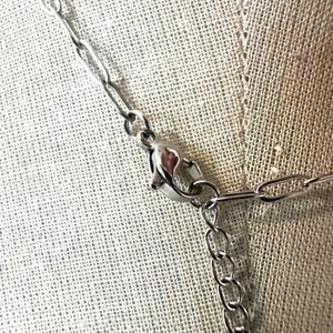 Sterling Silver Celtic Knot Pendant Necklace with Turquoise-Colored Stone thumbnail 5