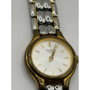 Pulsar V810 0760‎ Quartz Movement Japan Base Metal Stainless Steel Back Watch thumbnail 5