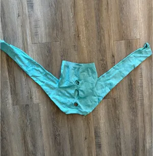 Gymshark Camo Seamless Long Sleeve Top - Turquoise thumbnail 3
