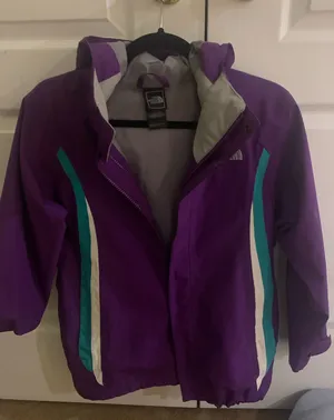 Girls North Face rain coat thumbnail 1