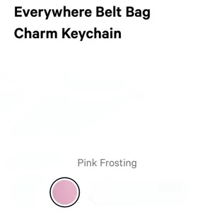 Lululemon Everywhere Belt Bag Key Charm Pink Frosting thumbnail 3