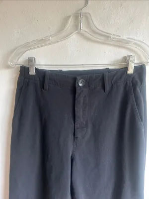 Monrow Black Wide Leg High Waist Crop Length Pants Size Small thumbnail 3