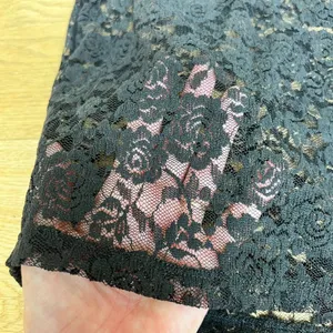 Beginning Boutique Aneira Lace Tank Mini Dress in Black thumbnail 3
