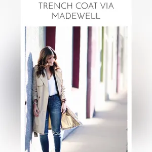 Madewell trenchcoat classic camel thumbnail 2
