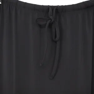 Liz Claiborne Skirt Womens L Liz & Co Black Ruffle Hem Stretch Maxi Excellent thumbnail 2