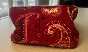 Vera Bradley| mesa red quilted lunch bag  thumbnail 3