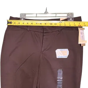 Dockers Pants Womens 10 Long Mid Rise Curvy Truly Slimming Straight Leg New thumbnail 9