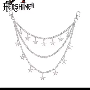 Hershine Silver Star Chain Belt thumbnail 1
