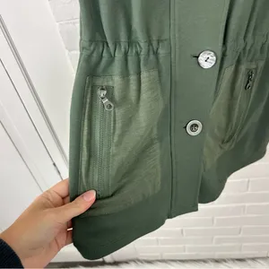 Neon Buddha Green Knit Button Front Jacket Size XS thumbnail 7