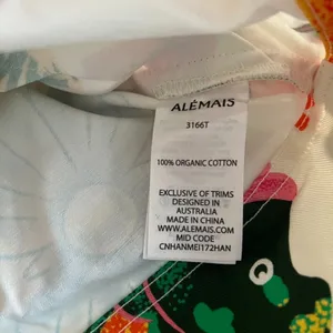 NWT ALEMAIS x Alan Berry Rhys Samaki Cropped Organic Cotton Shirt Women's Size 0 thumbnail 6