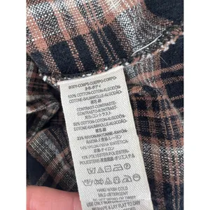 Free People Fireside Nights Plaid Button Down Shirt XS‎ thumbnail 9