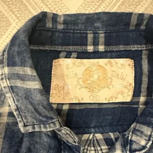 Bella Dahl Women’s Blue Plaid Button Down Shirt - Size XS thumbnail 4