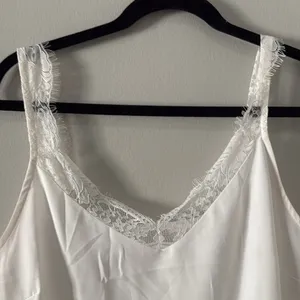 Lace white tank size medium thumbnail 2