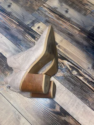 Altar'd State  Brynn Taupe Textured Ankle Booties thumbnail 5