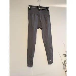 Gymshark Vital Seamless Leggings Womens Medium Gray High Waisted Activewear‎ thumbnail 2