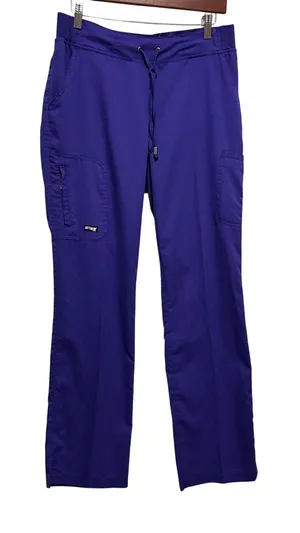 Greys Anatomy Barco Women Scrub Pants S Purple Style 4277 Cargo Pocket‎ Uniform thumbnail 1
