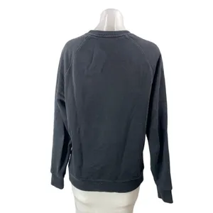 Maison Katsune Women's Black Parisien Long Sleeve Crewneck Pullover Sweatshirt M thumbnail 3