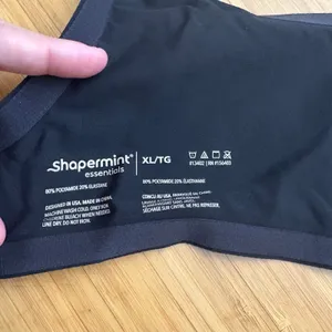 Shapermint XL Black Essential Smoothing Comfort Wireless Bra 13402 Stretch thumbnail 6