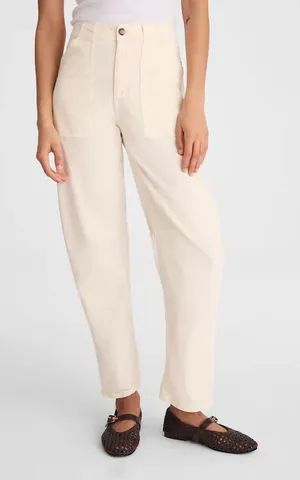 Madewell The Darted Barrel Leg Pant 25 thumbnail 1