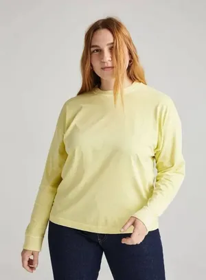 ✨Richer Poorer Long Sleeve Neon Yellow Sz Large Tee✨ thumbnail 1