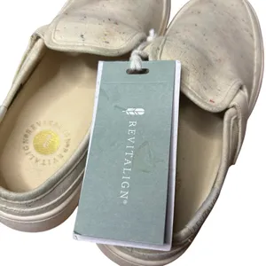 Revitalign Sunbird Mules Women Sz 7 Tan Sand Slip On Orthotic Comfort Shoes NEW thumbnail 6
